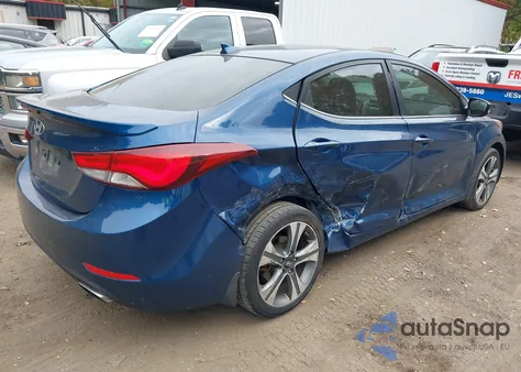 2016 Hyundai Elantra Sport z USA, uszkodzony, nr VIN KMHDH4AHXGU488958